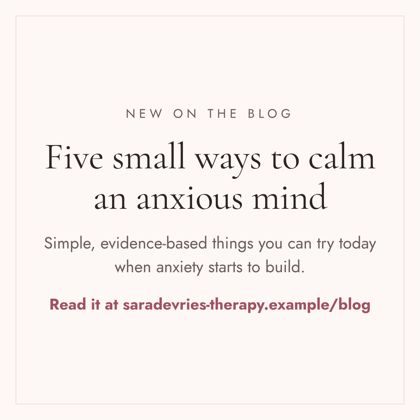 Instagram blog post