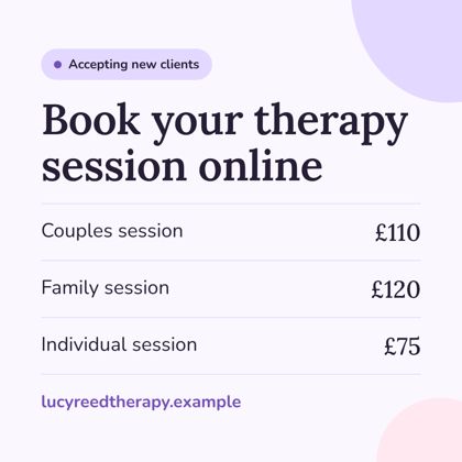 Instagram booking post