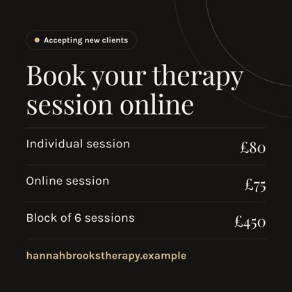 Instagram booking post